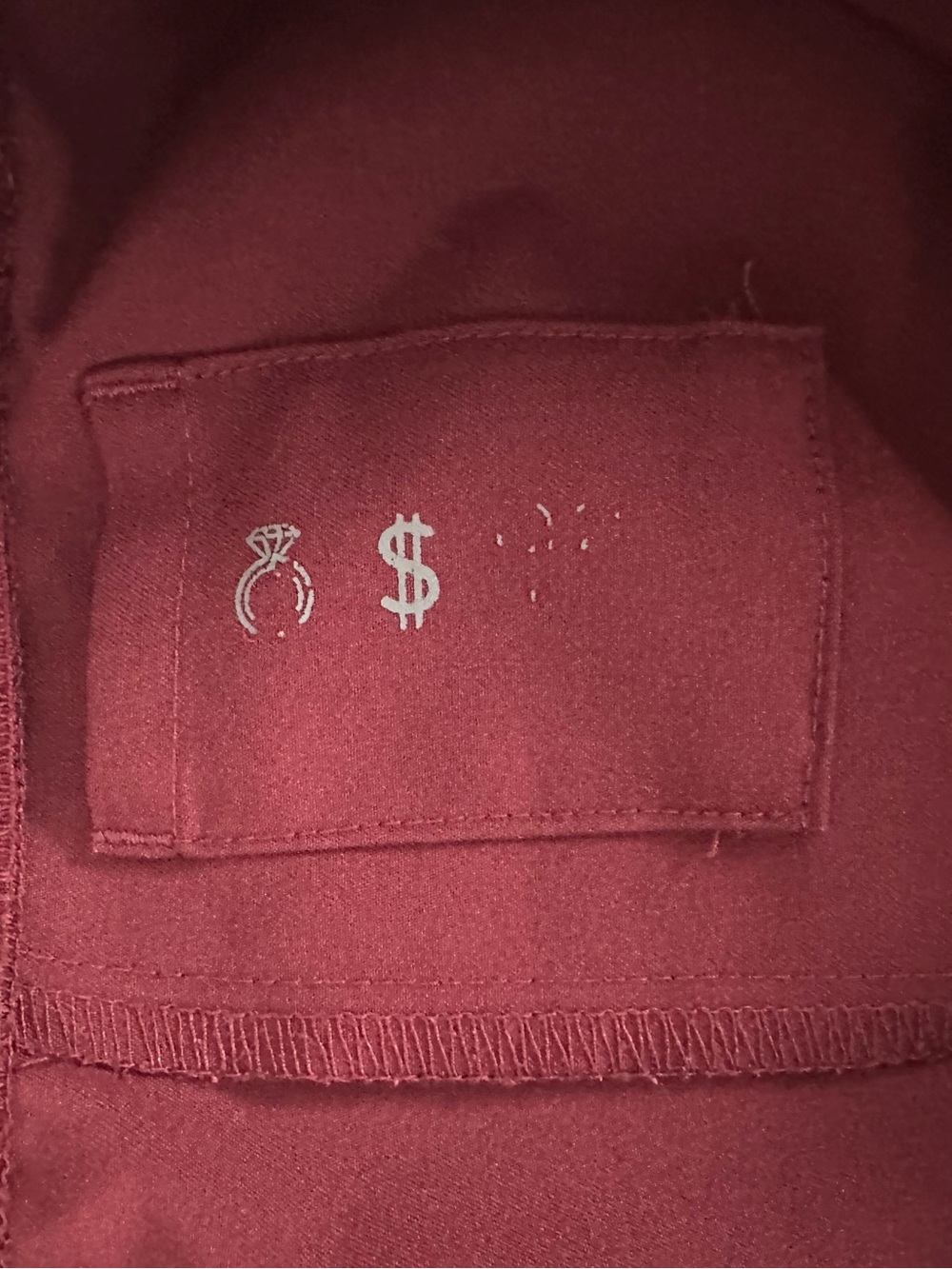 Figs • Zamora Jogger Scrub Pants in Burgundy - Picture 8 of 8